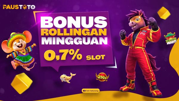 Bonus Rollingan Slot Mingguan 0,7%